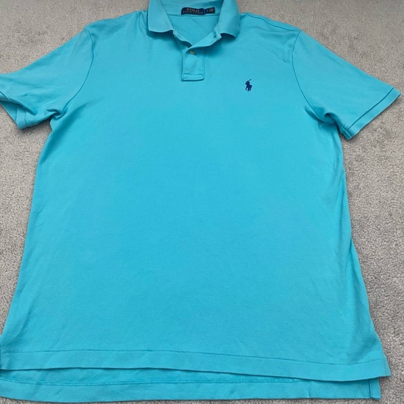 Polo Ralph Lauren Men's Solid Custom Short Sleeve Polo Shirt - Picture 6 of 11